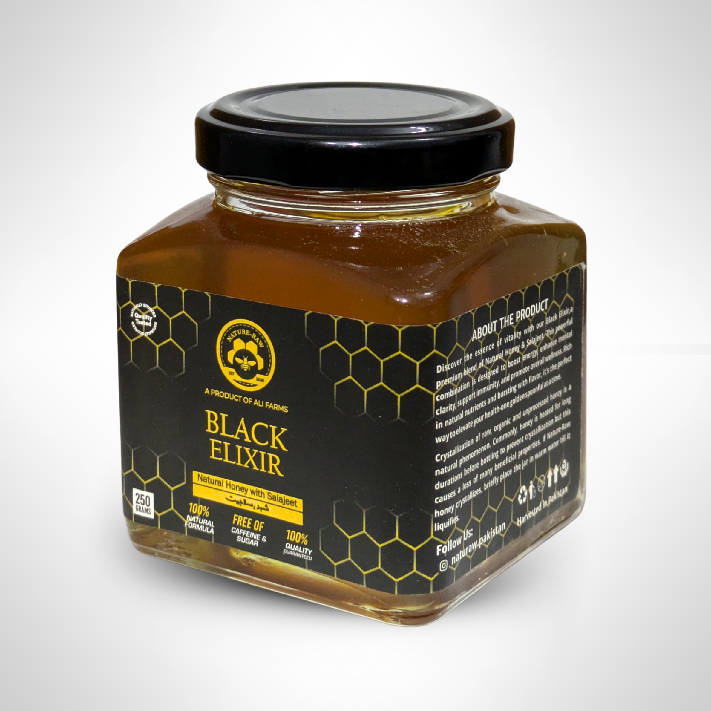 Black Elixir- Salajeet Infused Honey